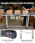 VEVOR Belt Conveyor 1498x198mm Stainless Steel Motorized PVC
