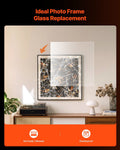 PET/Plexiglass Sheets, 5-Pack Plastic Sheet, 610 x 914 mm 1 mm Thick Transparent Clear Flexible Plastic Panels for Craft, Replacement Picture Frame Glass, DIY Display Project, Easy to Cut