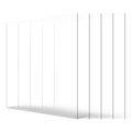 PET/Plexiglass Sheets, 5-Pack Plastic Sheet, 610 x 914 mm 1 mm Thick Transparent Clear Flexible Plastic Panels for Craft, Replacement Picture Frame Glass, DIY Display Project, Easy to Cut