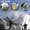 Greenhouse Polyethylene Film 20x28 ft Plastic Cover