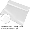 Greenhouse Polyethylene Film 20x28 ft Plastic Cover