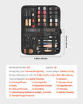 Leather Working Tools Kit 38 PCS Craft Sewing Stamping Cutting Bag