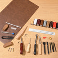 Leather Working Tools Kit 38 PCS Craft Sewing Stamping Cutting Bag