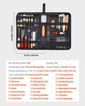 Leather Working Tools Kit 59 PCS Craft Engraving Stamping Sanding