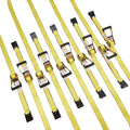10x Ratchet Tie Down Straps 10000 lbs 2m Heavy Duty