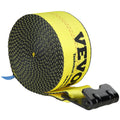 Winch Straps 10.2cm x 9.1m 2.7T Load 10 Pack Yellow Truck Tie