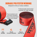 Winch Straps 10.2cm x 9.1m 2.7T Load 10 Pack Truck Tie Downs
