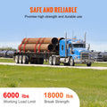 Winch Straps 10.2cm x 9.1m 2.7T Load 10 Pack Truck Tie Downs