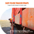 Winch Straps 10.2cm x 9.1m 2.7T Load 10 Pack Truck Tie Downs