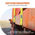 Winch Straps 10.2cm x 12.2m 2.7T Load 10 Pack Yellow Truck Tie