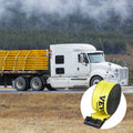 Winch Straps 10.2cm x 12.2m 2.7T Load 10 Pack Yellow Truck Tie
