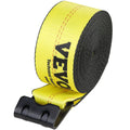 Winch Straps 10.2cm x 12.2m 2.7T Load 10 Pack Yellow Truck Tie