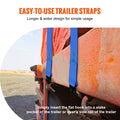 Winch Straps 10.2cm x 9.1m 2.7T Load 8.2T Breaking 10 Pack Blue