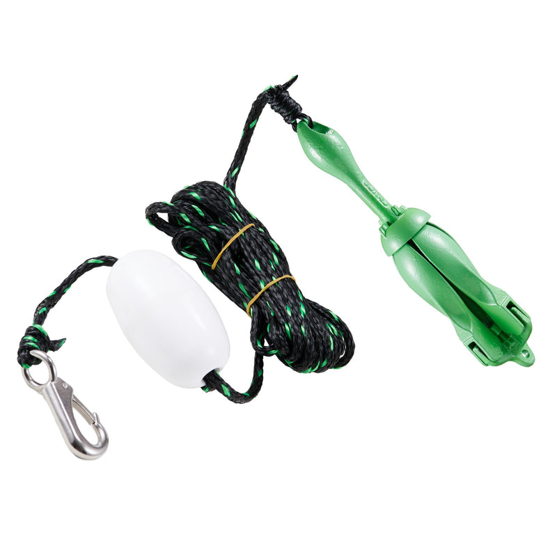 Kayak Anchor Kit 3.5lb 8m Rope Buoy Folding Boat Anchor Storage