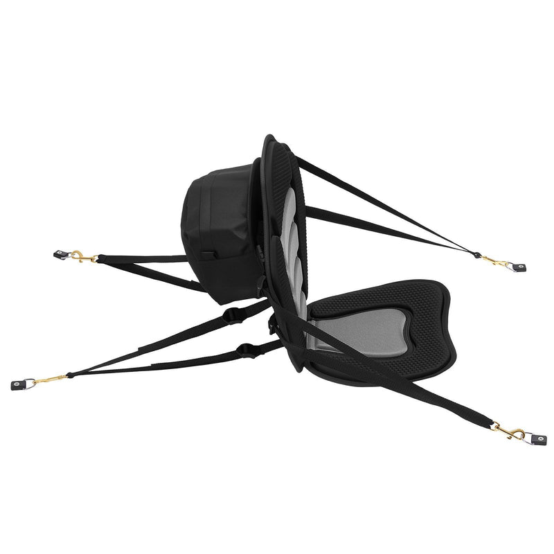 Kayak Seat 12mm Padded Universal SUP Canoe Back Support Storage Bag