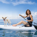 Kayak Seat 12mm Padded Universal SUP Canoe Back Support Storage Bag