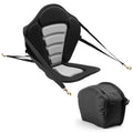 Kayak Seat 12mm Padded Universal SUP Canoe Back Support Storage Bag