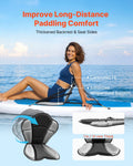 Kayak Seat 31mm Padded Back Support Adjustable Straps SUP Fishing