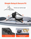 Kayak Seat 31mm Padded Back Support Adjustable Straps SUP Fishing