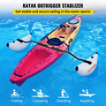 Inflatable Kayak Outrigger Float 2PC PVC Stabilizer Arms Rod