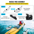 Inflatable Kayak Outrigger Float 2PC PVC Stabilizer Arms Rod