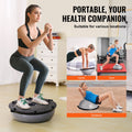 Half Exercise Ball Trainer 23in 660lbs Capacity Stability Ball