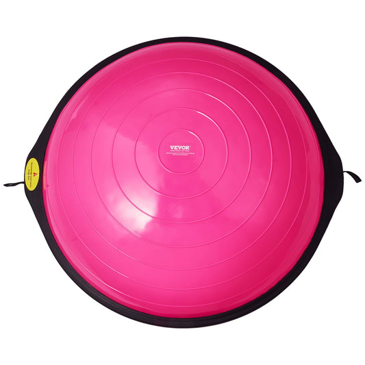 Exercise Ball 26in Half Trainer 1500lbs Capacity Pink Stability