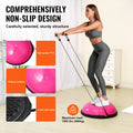 Exercise Ball 26in Half Trainer 1500lbs Capacity Pink Stability