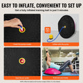 Exercise Ball 26in Half Trainer 1500lbs Capacity Pink Stability