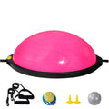 Exercise Ball 26in Half Trainer 1500lbs Capacity Pink Stability