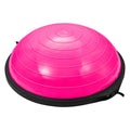 Exercise Ball 26in Half Trainer 1500lbs Capacity Pink Stability
