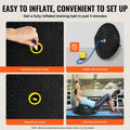 Balance Ball Trainer 26 inch 1500lbs Stability Yoga Fitness Black