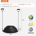 Balance Ball Trainer 26 inch 1500lbs Stability Yoga Fitness Black