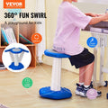 Wobble Chair Kids Age 7-14 Blue Active Stool Sponge Cushion