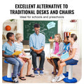Wobble Chair Kids Age 7-14 Blue Active Stool Sponge Cushion