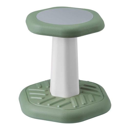 Kids Wobble Chair Active Chair  with Sponge Cushion, Wobble Stool Improves Focus, Posture and Calm Children, Ideal for Schools and Preschools, Age 3-7, Green