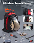 Welding Backpack 25.2L 1680D Polyester Tool Helmet Storage