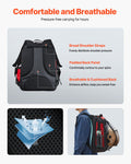 Welding Backpack 25.2L 1680D Polyester Tool Helmet Storage