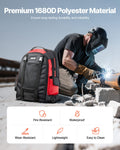 Welding Backpack 25.2L 1680D Polyester Tool Helmet Storage