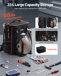 Welding Backpack 33L 600D Polyester Tools Helmet Storage