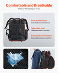 Welding Backpack 35.6L 600D Polyester Tools Helmet Storage