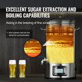 Devanti 8 Gallon Electric Brewing System Stainless Steel Beer Brewer