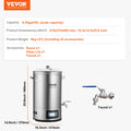 Devanti 8 Gallon Electric Brewing System Stainless Steel Beer Brewer