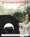 Giselle 63 inch BBQ Grill Cover Waterproof 600D Polyester Black