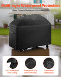 Giselle 63 inch BBQ Grill Cover Waterproof 600D Polyester Black