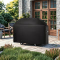 Giselle 63 inch BBQ Grill Cover Waterproof 600D Polyester Black