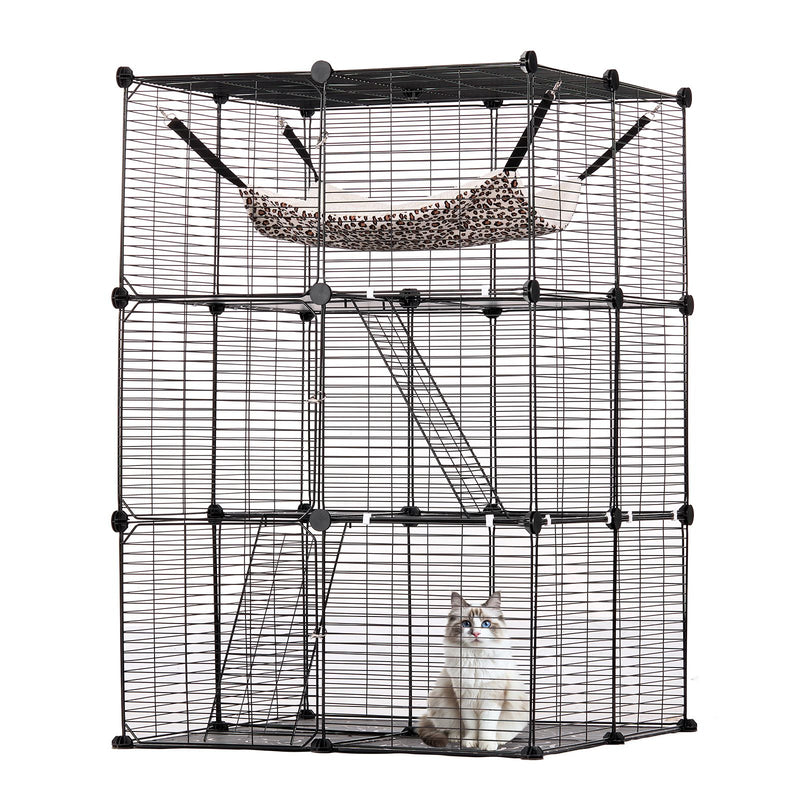 Large 3-tier Cat Cage, 28 x 28 x 41
