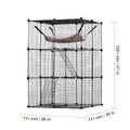 Large 3-tier Cat Cage, 28 x 28 x 41