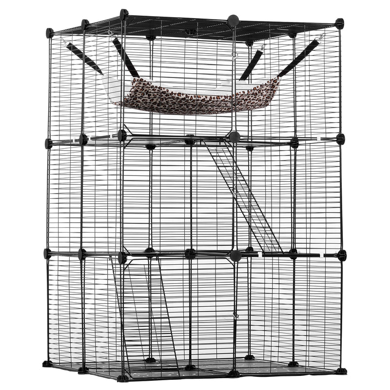 Cat Cage 3-Tier 28x28x41