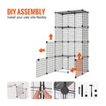 Cat Cage 3-Tier 28x28x41